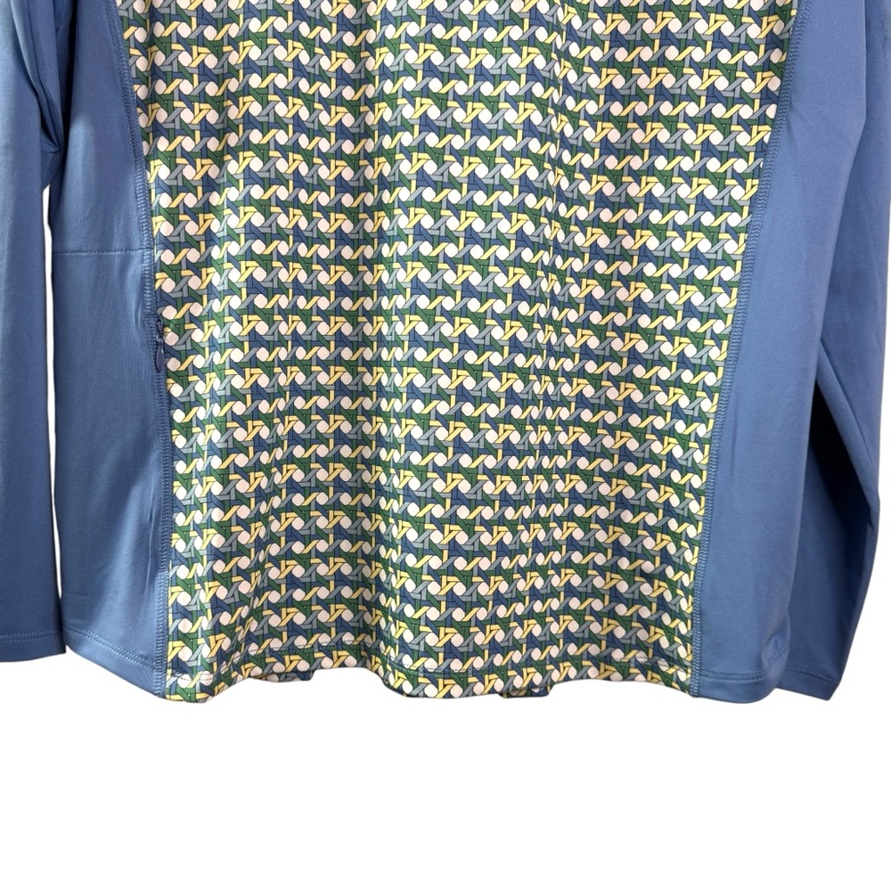 RLX Ralph Lauren Women's Lightweight printed Airflow 1/4 Zip Midlayer Top Golf - Picture 8 of 16